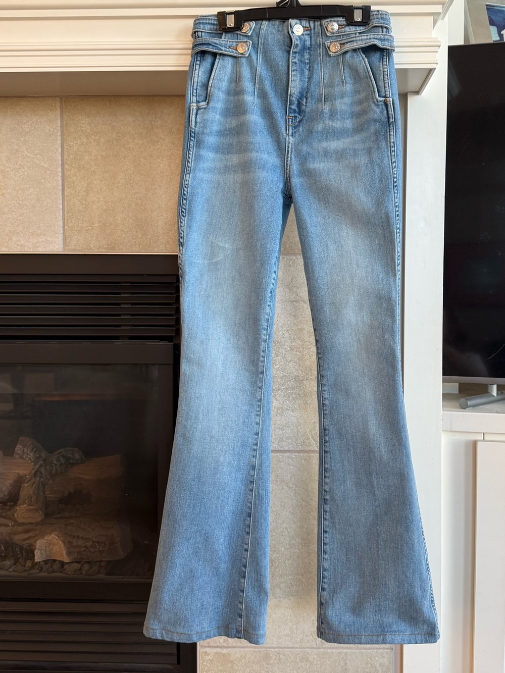 Veronica Beard Beverly Skinny Flare  Jeans